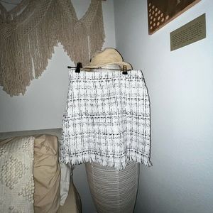 Black and white skirt
